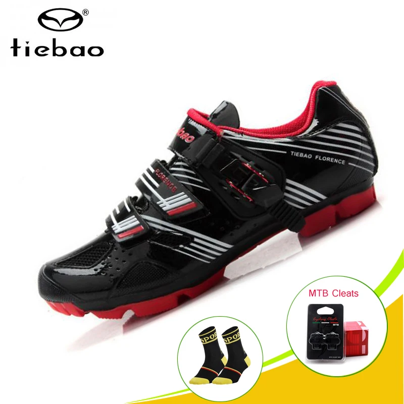 1330 B with cleats TIEBAO mtb шипы велосипедная обувь мужская обувь суперзвезды zapatillas deportivas hombre женские кроссовки scarpe гоночный велосипед mtb sapatos - Цвет: 1330 B with cleats