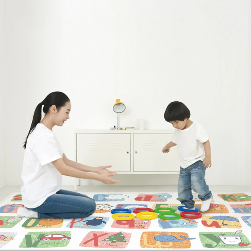 Детский коврик для ползания утепленный без запаха влагонепроницаемое игровое