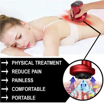 

Electric Cupping massage Scraping Body Relaxation massager Stimulate Acupoints Vacuum guasha Device Healthy Care scraper#g40