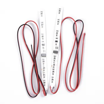 

12V DC Light Strip LED Left+Right Waterproof Turn Signal Rear Mirror Set Car