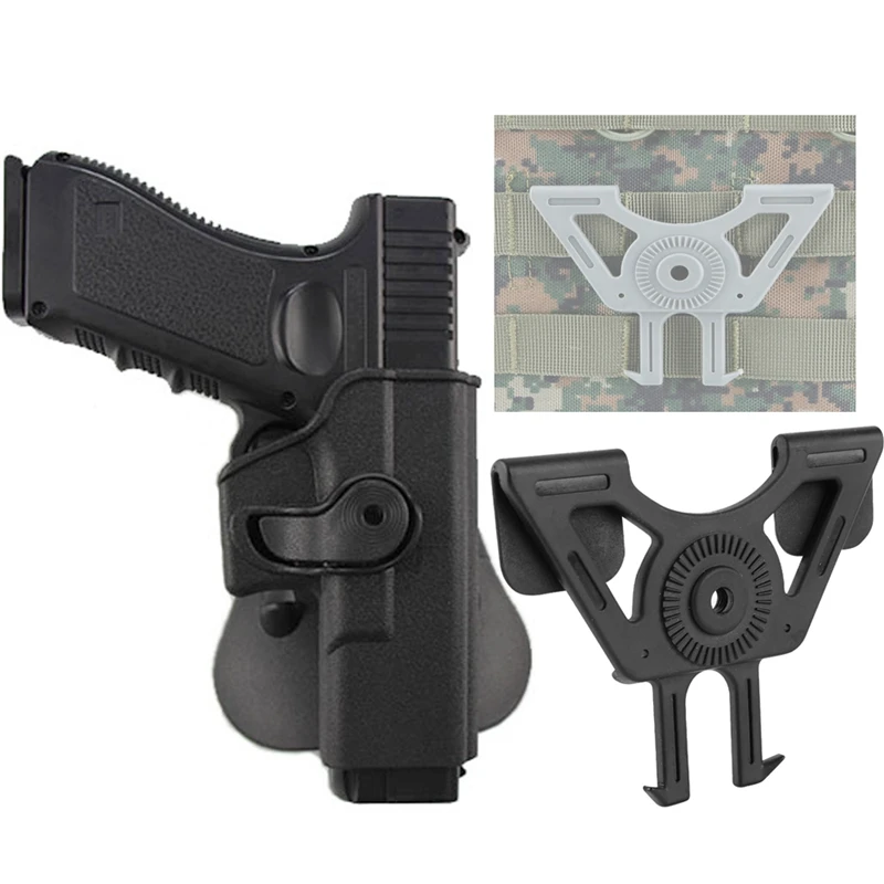 Кобура для правого пистолета кобура Glock 17/19/22/23 Охотничий Тактический боевой