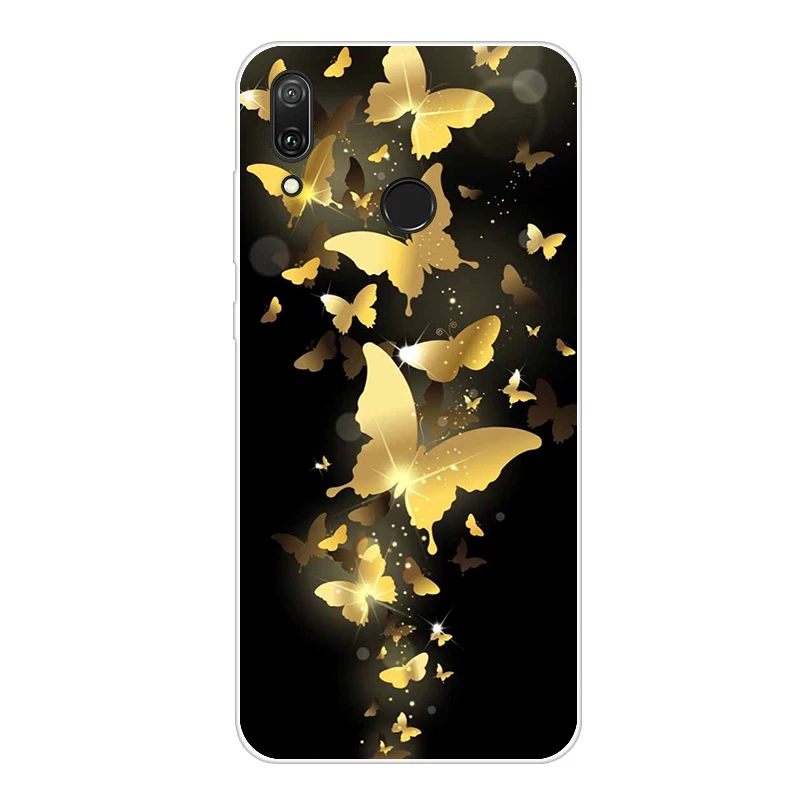Чехол для Huawei Y7 чехол мягкий из ТПУ 2019 силиконовый чехлы Обложка|Бамперы| |
