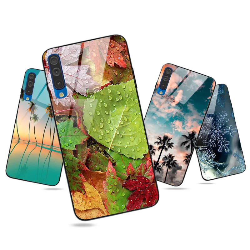 Чехол для Samsung Galaxy A10 A20 A30 A40 A50 A70 Яркий глянцевый чехол из ТПУ A10S A20S A30S A01 A31 A51