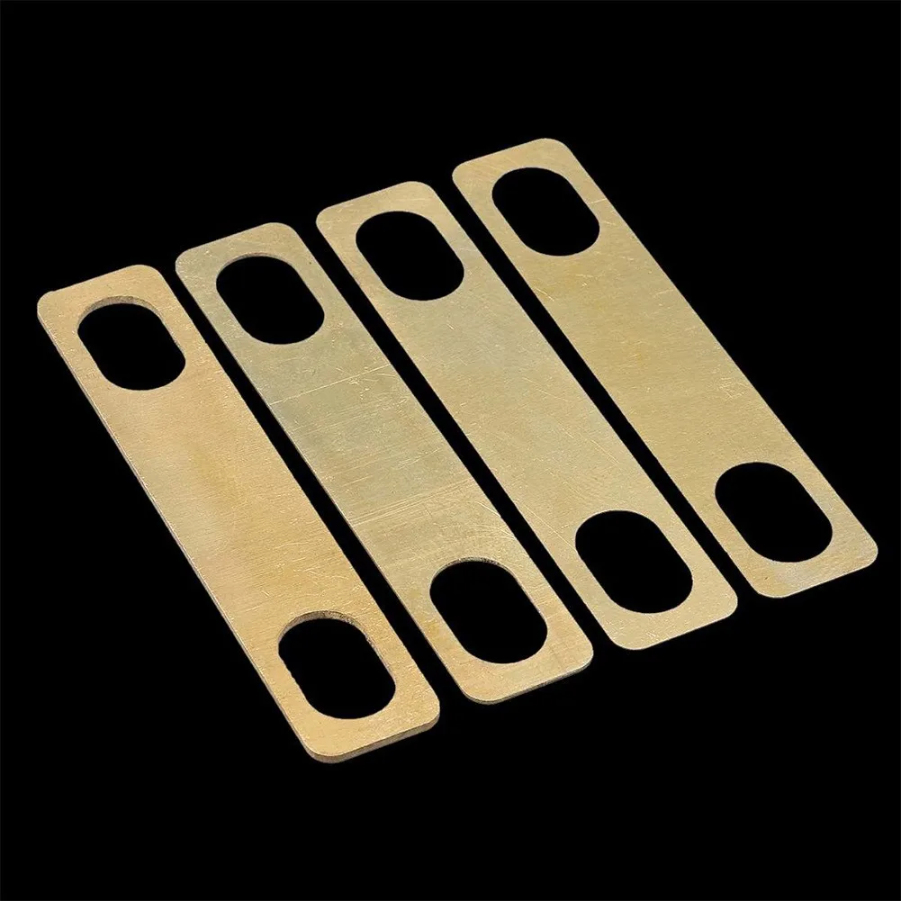 

Gold Guitar Neck Shim Heightening Replacement Shim Bass Brass Connection Gasket Guitar Lightweight Neck Durable