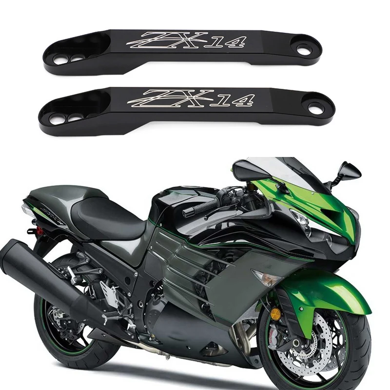 

Pack of 2 Rear Adjustable Lowering Link Kit For Kawasaki Ninja ZX14 ZX14R ZX1400 2006-2019