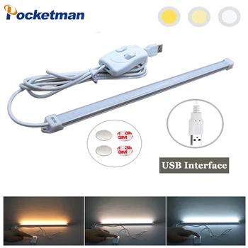 

USB LED Strip Bar SMD 5V USB LED Desk Table Lamp Light for Bedside Book Reading Study Kitchen Office Work Children Night Light