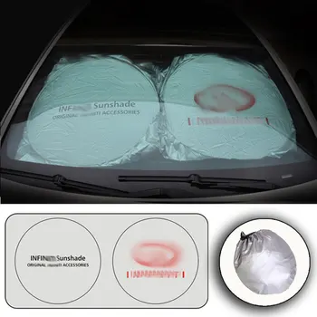 

Car Collapsible Sunshade Window Film Windshield Visor Cover UV Protect Reflector Sunshade for Infiniti Q50 Q60 Q70 FX/G/M/EX