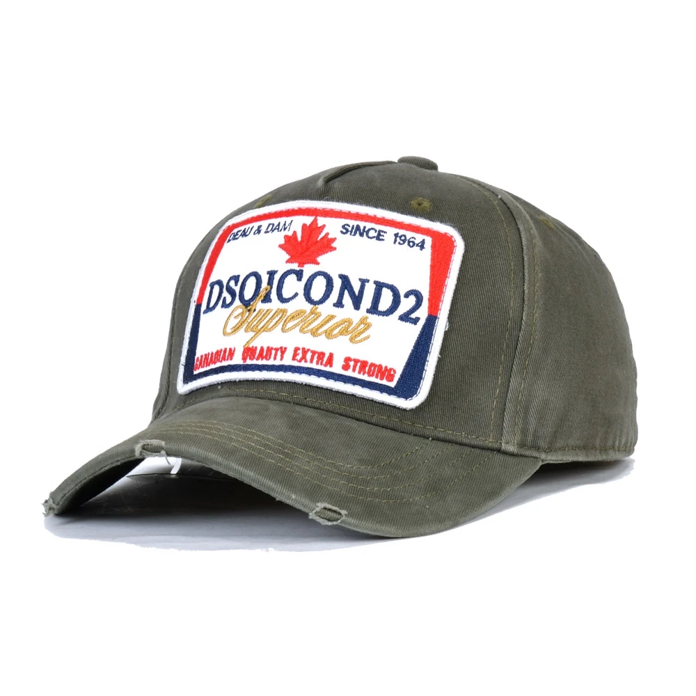 Wholesale Cotton Baseball Cap DSQ2 DEAU&DAM SINCE 1964 Embroidery Baseball Caps Men Snapback Women Hat Maple leaf hat