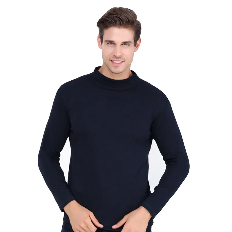 New Thermal Underwear Mens Long Johns Men Autumn Winter Shirt+pants Sets warm Thick Plus Velvet SizeL-2XL