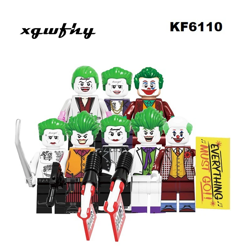 

NEW Building Blocks Magician Joker Figure Prisoner Suicide Squad Batman DC Super Hero Action Figures Bricks Children Toys JM350