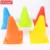 5pcs18CM Знак Ведро 6 дюймов Барьер Футбольная Дорога Плоский Тренировочный Конус Ролик Куча Пружинная Маркировка Кубок Символ Спортивные Аксессуары