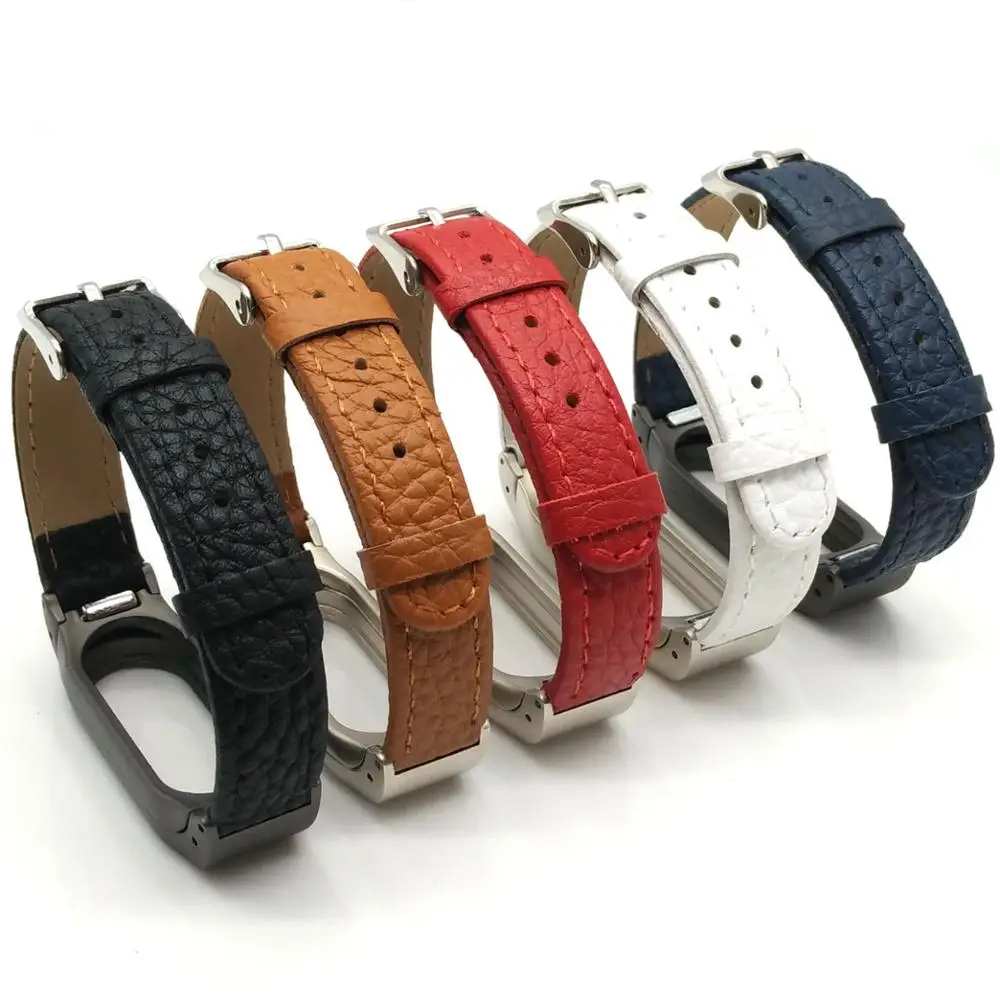 Кожаный ремешок на запястье для смарт браслета Mi Band 2|band wrist bands|wrist mi bandxiaomi band |
