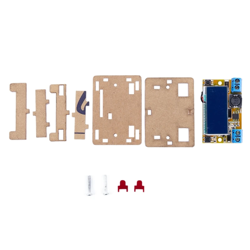 BMBY-1 наборы акриловой оболочки+ STN lcd 3A DC-DC DC Регулируемый понижающий Регулятор модуль питания ЖК-дисплей напряжение и cu
