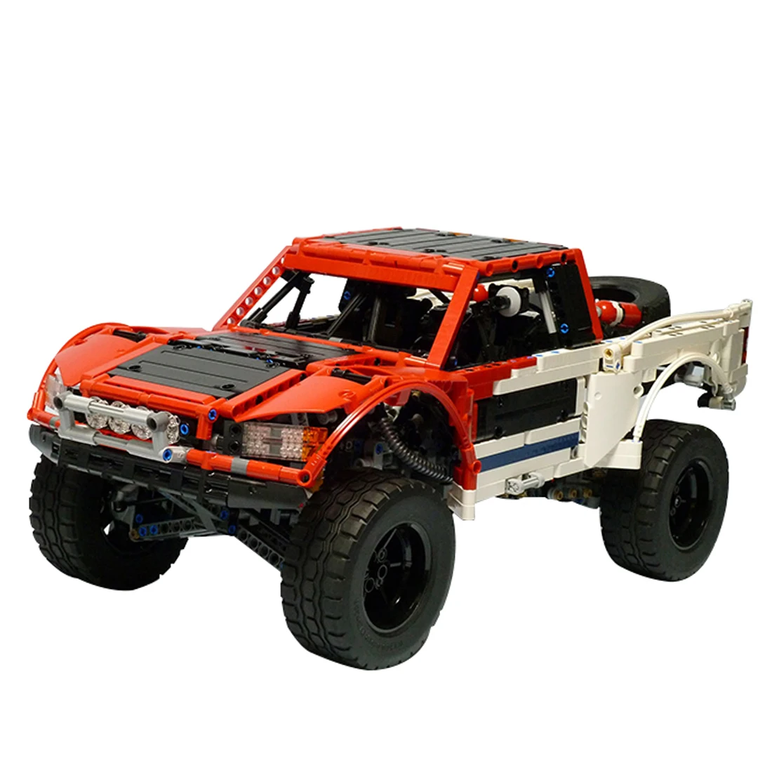 

1718Pcs MOC RC Off-road Truck Vehicle Model High Level Assembly Small Particle Building Block Set with Motor and Remote Control