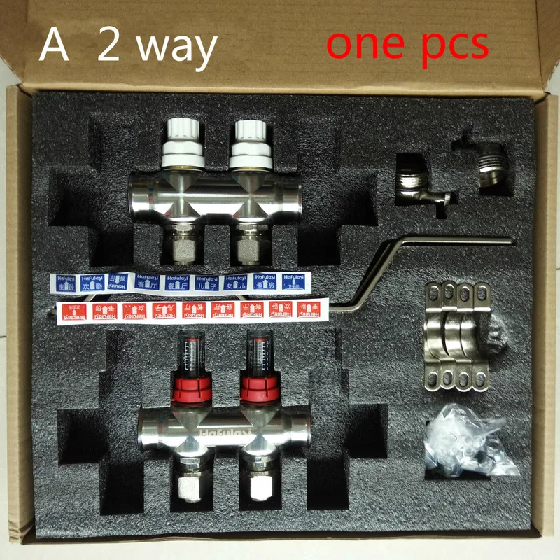 26 Ways Manifold Underfloor Heating Ss304 Dn25 A Type Water Underfloor