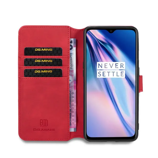 Ретро флип-чехол для Oneplus 7 T One Plus 7 T Кожаный чехол Роскошный Твердый чехол для телефона чехол Oneplus 7 T чехол Oneplus T7 7 Pro Coque