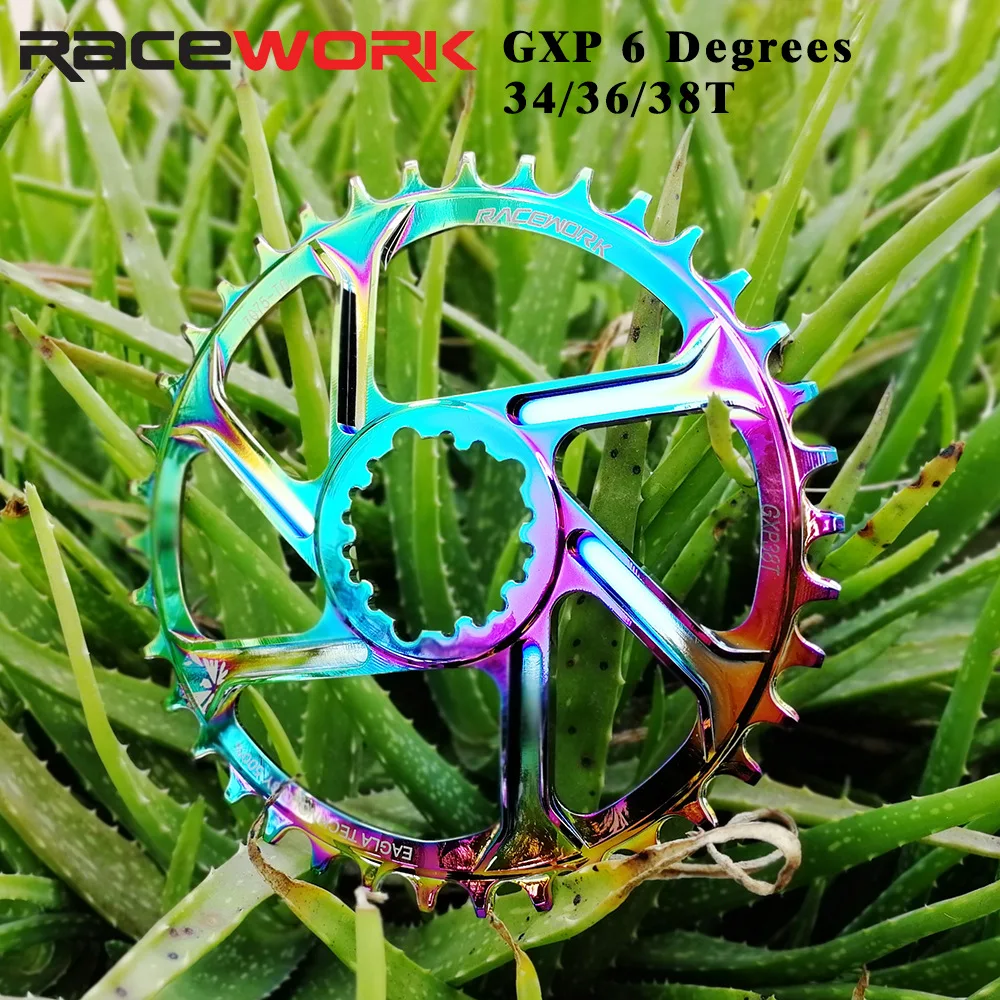 Велосипедная Звездочка GXP 6 мм 32/34/36/38T для SRAM GX EAGLE XX1 X9 XO X01|Шатун и передняя