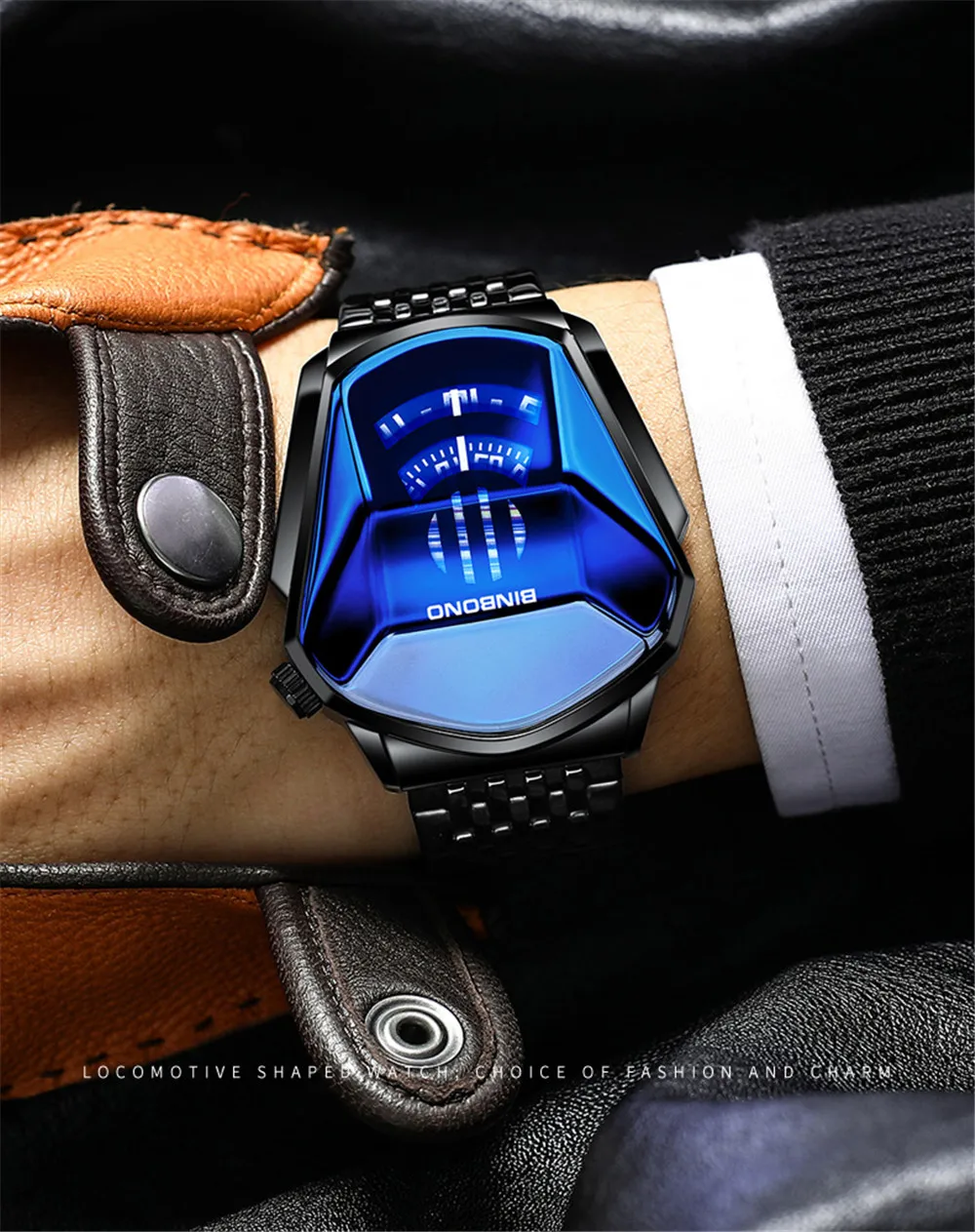 2021 New Design Top Brand Luxury Men Sport Waterproof Watch 3D Glass Quartz Watches Man Clock Wristwatch Casual Chronograph