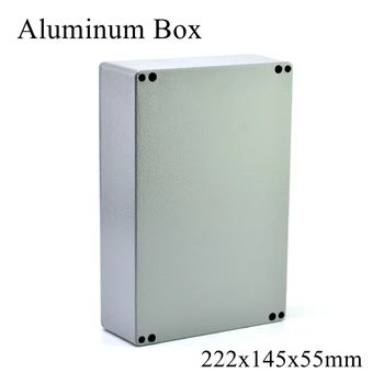 

FA5-1 222x145x55mm IP65 Waterproof Aluminum Junction Box Electronic Terminal Sealed Diecast Metal Enclosure Case Connector