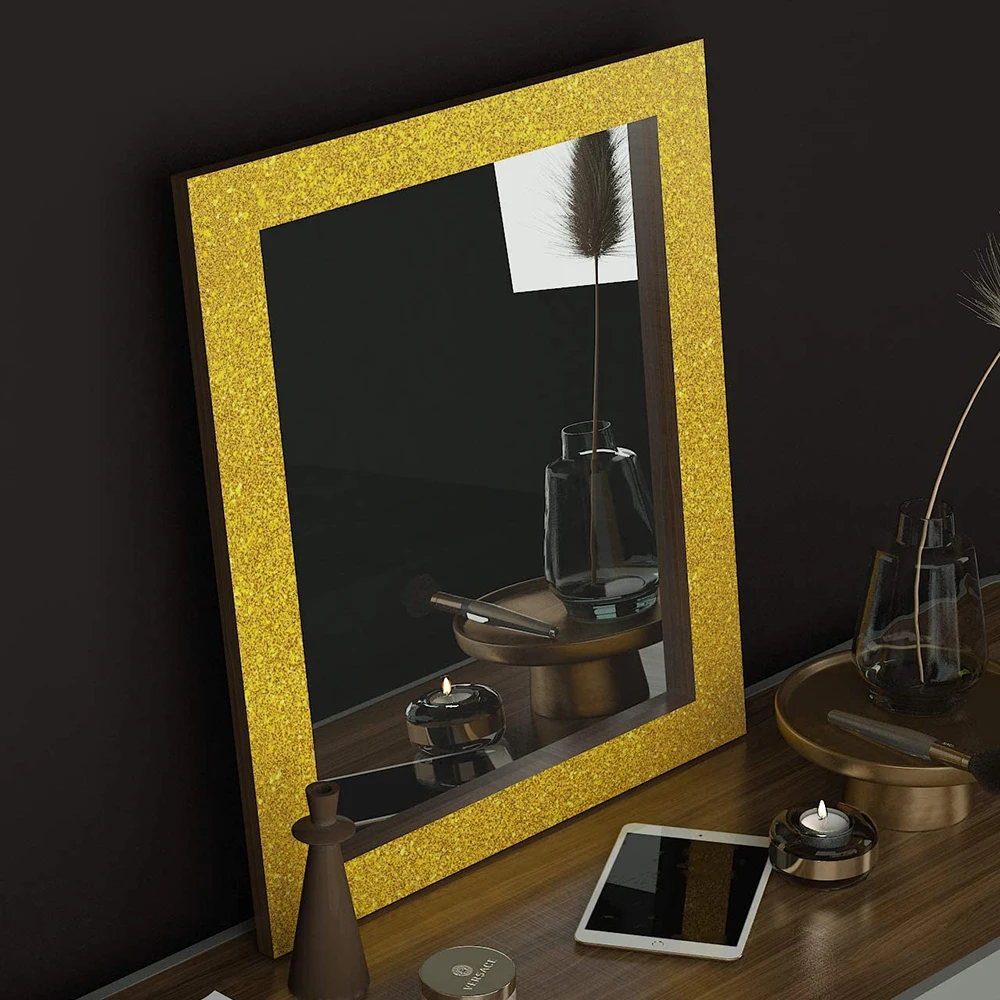 Glitter Gold Adhesive Craft Vinyl Glass Metal Making Sign for cut Sticker Paper Party Wall Cup Letters Decor DIY Roll