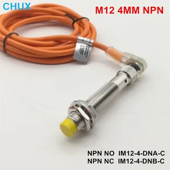 

M12 NPN Inductive Proximity Sensor Switch With Bend Connector NO/NC 4MM Detect Distance Non-Flush Proximity Sensor