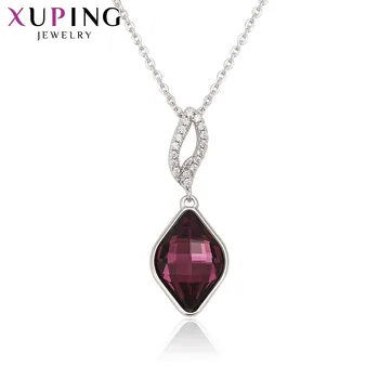 

Xuping Jewelery Simple Modern Elegance Necklace Crystals from Swarovski Popular Design Party Anniversary GiftWomen S180.1-43732