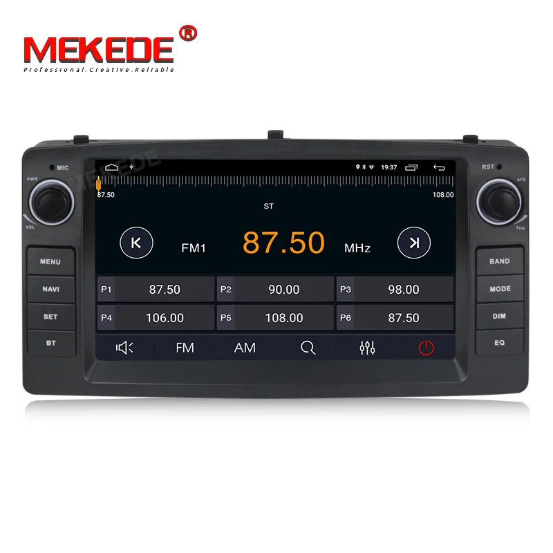 Clearance 2 din Android 9 car dvd player For Toyota Corolla E120 BYD F3 multimedia player radio stereo GPS navigation 2