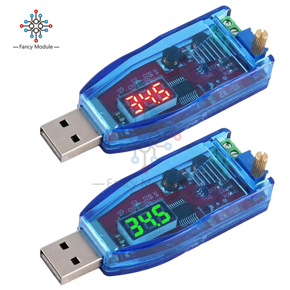 LED DC DC 5V to DC 1 24V Adjustable Potentiometer USB Step Up/Down Buck Boost Converter Power Supply Voltage Regulator Module|Voltage Regulators/Stabilizers| - AliExpress