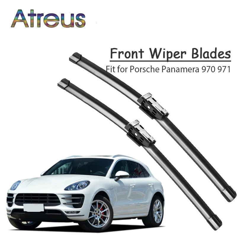 Atreus 2pcs High Quality Long Life Rubber Front Wiper Blades For