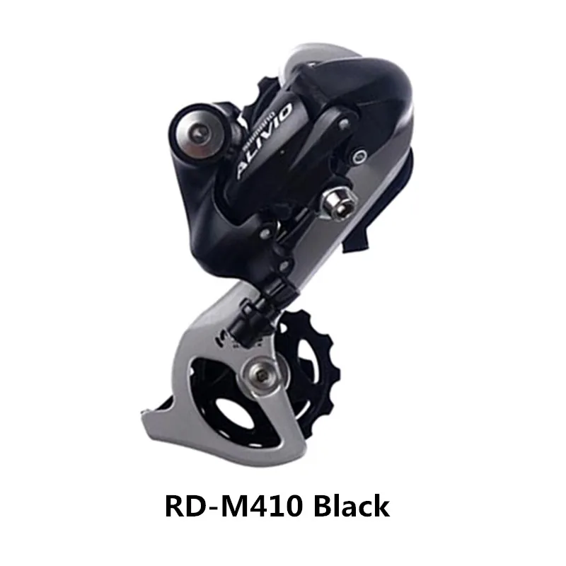 SHIMANO ALIVIO RD-M410 горный велосипед задний циферблат 8 скорость/24 Скорость черный/серебристый - Цвет: RD-M410-Black