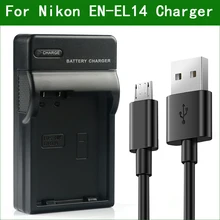 EN-EL14 ENEL14 EN EL14 MH-24 Digital Camera Battery Charger For Nikon D3300 D3400 D3500 D5100 D5200 D5300 D5500 D5600 Df