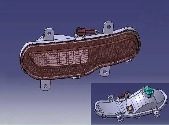 Противотуманный светильник в сборе для Great Wall VOLEEX C30 15-16 OEM: 4116500XJ37XA 4116600XJ37XA 4116300XJ37XA 4116400XJ37XA