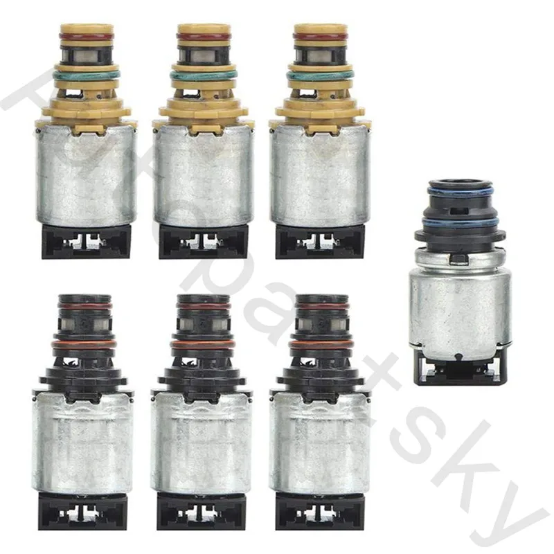 7 шт. OEM Оригинальные 6T45E 6T40 соленоиды передачи для 6 скоростей Chevy Malibu Epica Winstorm 6T30 6T40 6T45 6T50