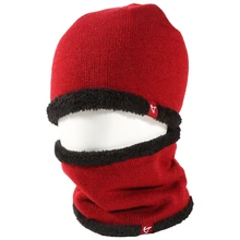 2 шт., зимняя шапка, шарф, набор, для мужчин и женщин, теплая вязанная шапка, ветрозащитный шарф для улицы, пешего туризма, кемпинга, катания на лыжах, скейтборде