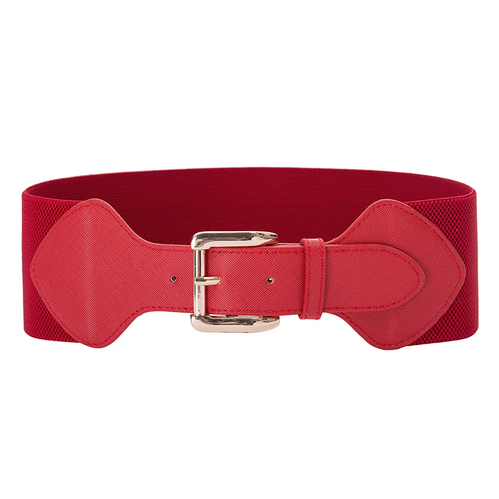 GK ремень для женщин 7,5 см Классический пряжка Эластичный Ретро вечерние и повседневные эластичный пояс