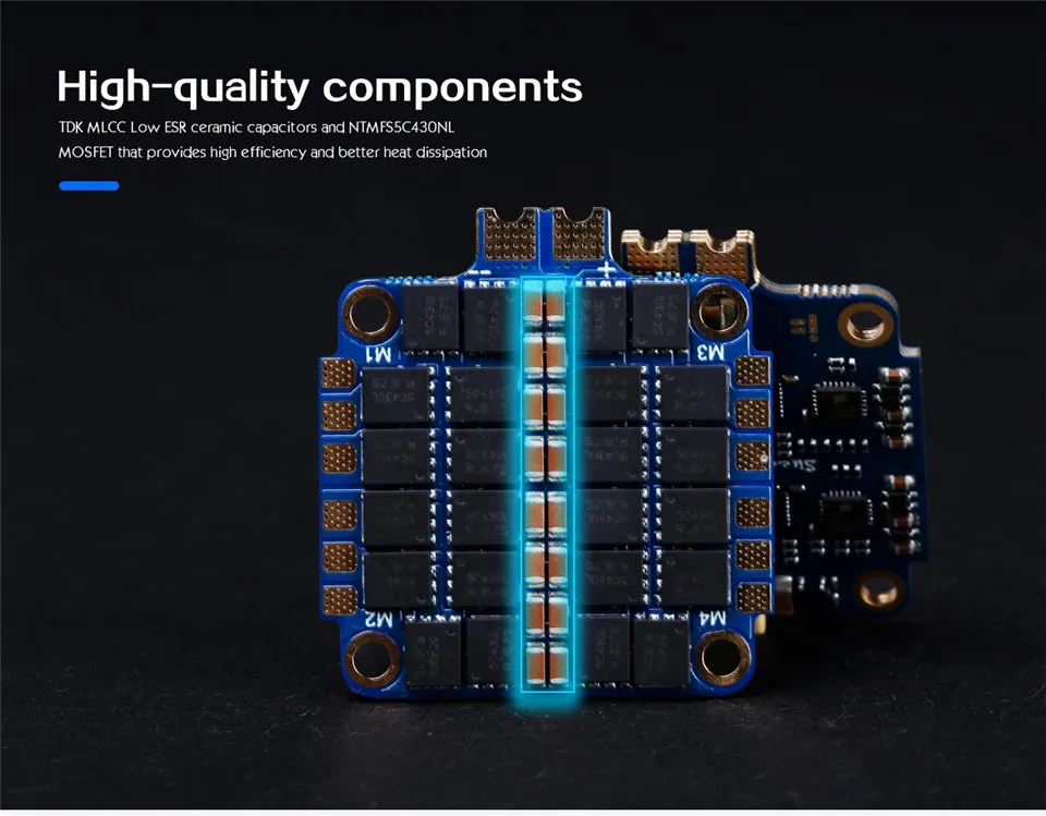 IFlight sucex 50A 4в1 бесщеточный ESC BLheli_32 2-6S электронный регулятор скорости Телеметрия DShot1200 для RC FPV гоночный Дрон