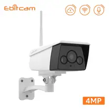 Ebitcam 4MP Spotlight ip-камера уличная облачная Камера Безопасности s Wifi двухсторонняя аудио домашняя Камера Безопасности s Wifi ip-камера для улицы