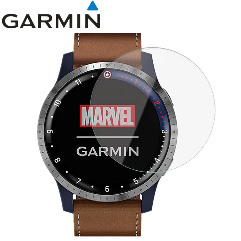 2 шт напульсник Защитная крышка для Garmin Первый мститель(Капитан Америка) HD против царапин Электростатическая ПЭТ пленка