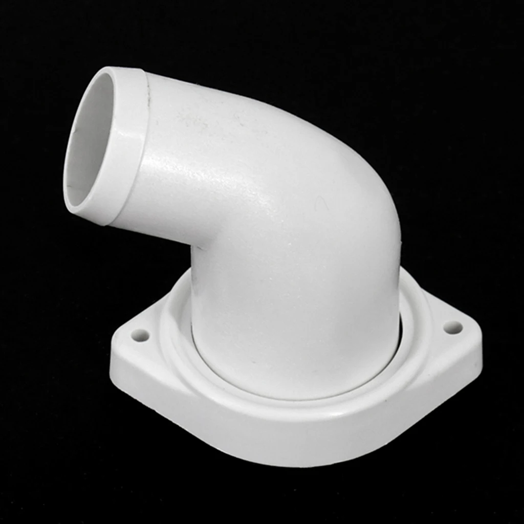 Sewage Elbow Pipe Fittings 90 Degree DIY Toilet Accessory Kit for RV Boat