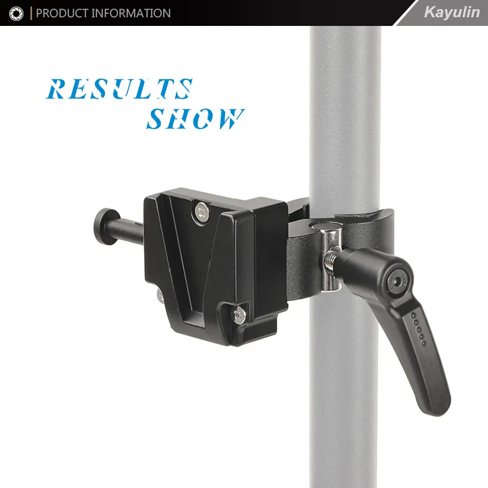Description Picture 6 of itemKayulin Camera Super Clamp With Universal V-Lock Mount Quick Release Adapter For Iconic Brand DSLR Camera Battery Photo Studio Accessory