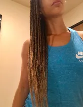 Cabello trenzado profesional preestirado, fácil trenzado, ajuste de agua caliente, extensiones de pelo trenzado sintético suave senegalés