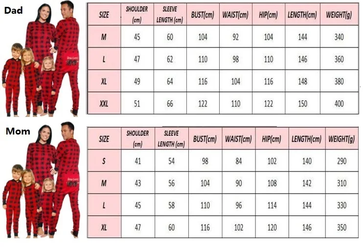 Рождественские пижамы в клетку; одинаковые комплекты одежды для семьи; одежда для сна для папы, мамы и ребенка; Семейные пижамы