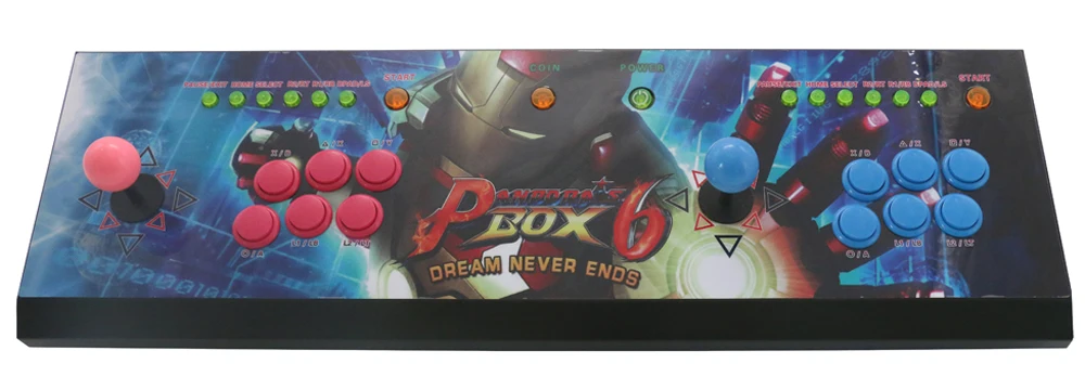 Pandora Box 9D 2500 В 1 игровая консоль для аркадных игр контроллер usb подключение 3P 4P геймпад поддержка 3D игры tekken mortal kombat pacman