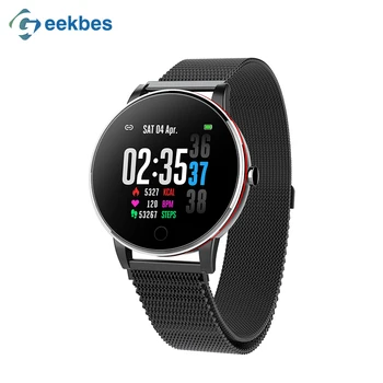 

Geekbes WR14 Smart Watch 1.3" IPS Color Screen Smartwatch Metal Body IP67 Smart Bracelet Heart Rate Sleep Monitor Multi-sport