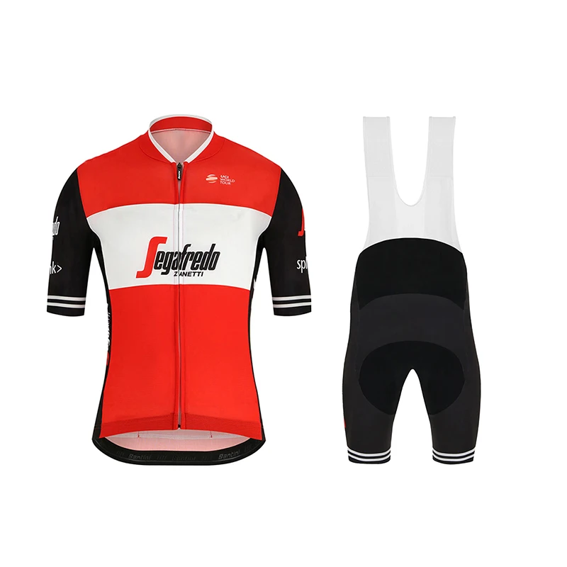 Pro team black mitchelton Велоспорт Джерси Набор велосипед велорубашка MTB гоночный ropa Ciclismo короткий рукав Летняя велосипедная одежда гель - Цвет: BIB redtrekk