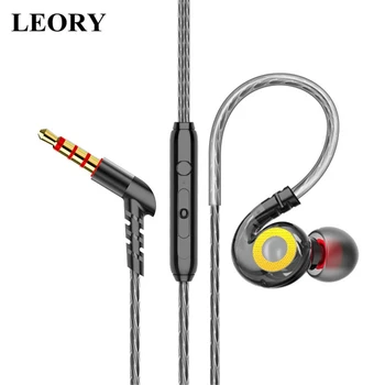 

LEORY T05 3.5mm Gaming Earphone 110 Degree Bend Insetion HiFi Heavy Bass Headphone Ear Hook Wired Control Headset for PUBG