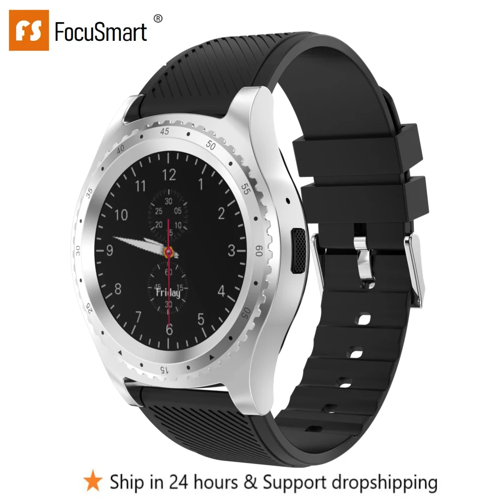 FocuSmart 2020 Смарт часы с sim картой фитнес трекер HeartRate монитор камера умные для мужчин