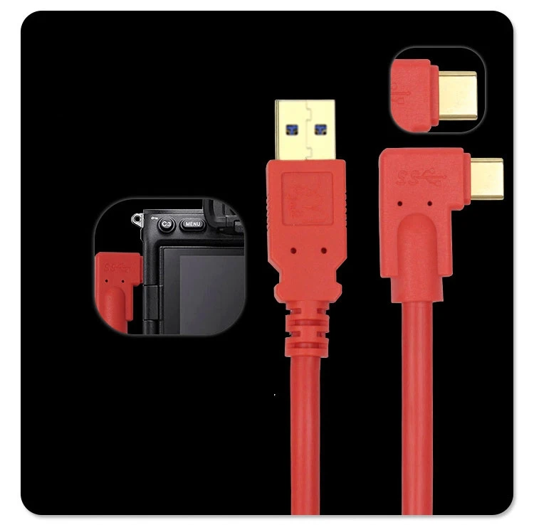 3m10m Usb C Tethered Shooting Cable Usb3.0 To Typec Data Cable Camera