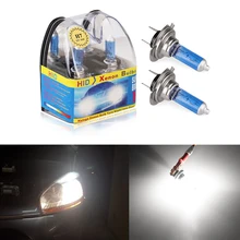 1Pair/2Pcs H7 55W Halogen Bulb With retail Box 6000k Super Bright White h7 Car Headlight Fog Light Halogen Lamp For BMW For Audi