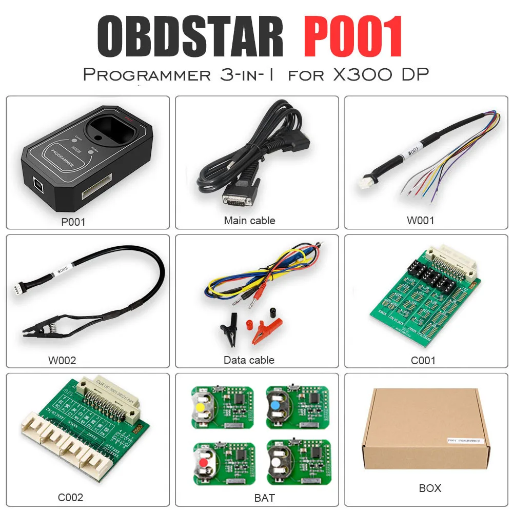 Программатор OBDSTAR P001 3 в 1 программатор с RFID и функцией обновления ключей EEPROM